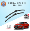 Honda City (GM6) 2014 - 2020 Coating Wiper Blades