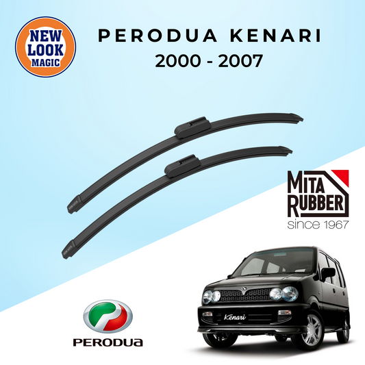 Perodua Kenari 2000 - 2007 Coating Wiper Blades