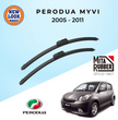 Perodua Myvi (icon/Ezi) 2005 - 2011 Coating Wiper Blades