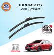 Honda City Hatchback 2021 - Present Coating Wiper Blades