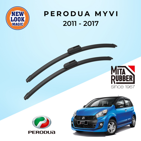 Perodua Myvi (Lagi Best) 2011 - 2017 Coating Wiper Blades