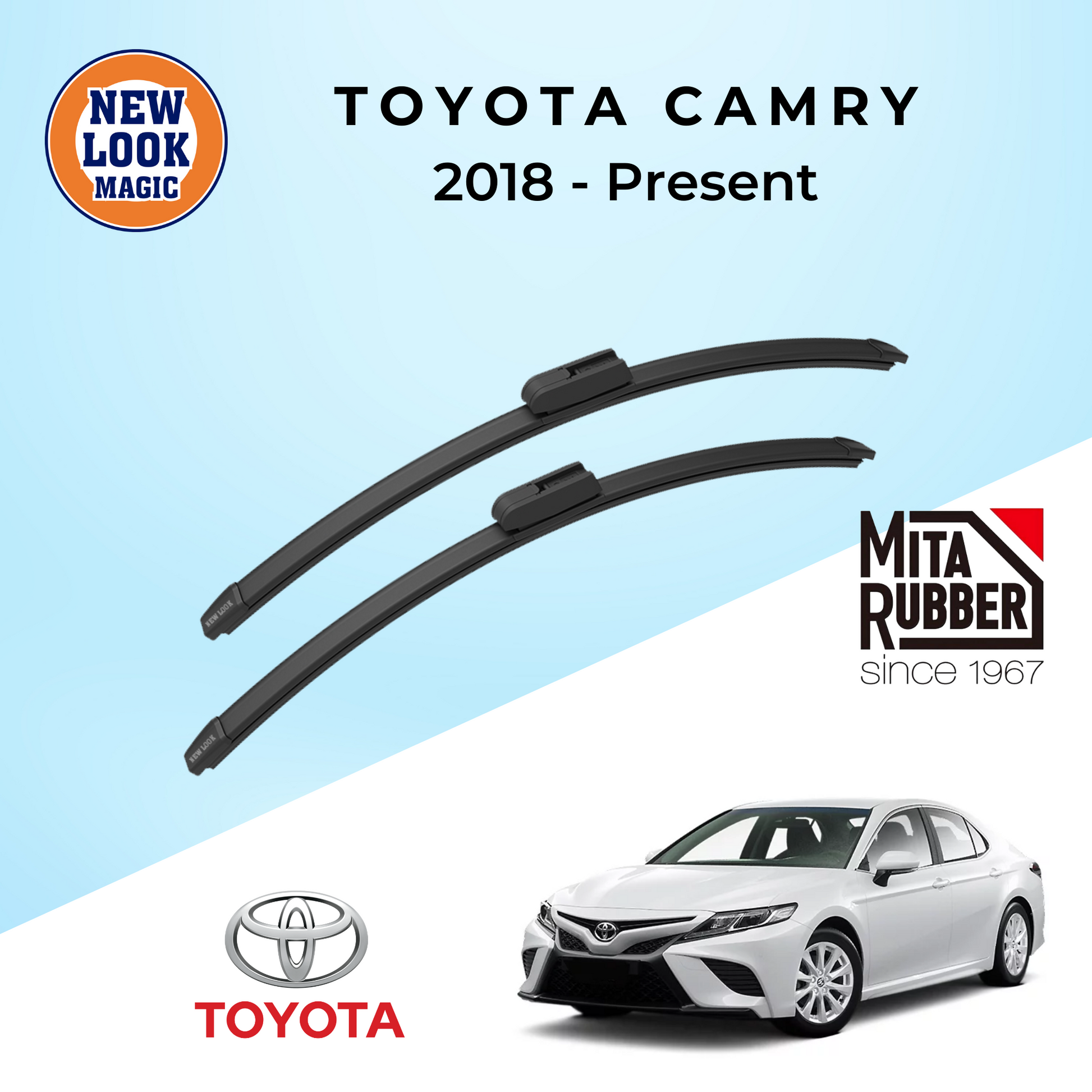 Toyota Camry (XV70) 2018 - Present Coating Wiper Blades