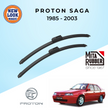 Proton Saga 1985 - 2003 Coating Wiper Blades