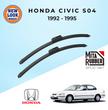 Honda Civic (S04) 1992 - 1995 Coating Wiper Blades