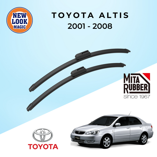 Toyota Corolla Altis (E120) 2001 - 2008 Coating Wiper Blades