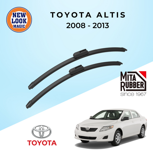 Toyota Corolla Altis (E140) 2008 - 2013 Coating Wiper Blades