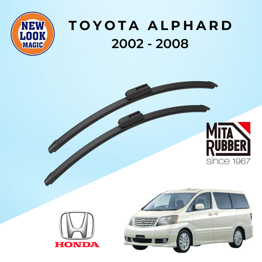 Toyota Alphard (ANH10) 2002 - 2008 Coating Wiper Blades