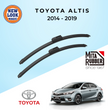 Toyota Corolla Altis (E170) 2014 - 2019 Coating Wiper Blades