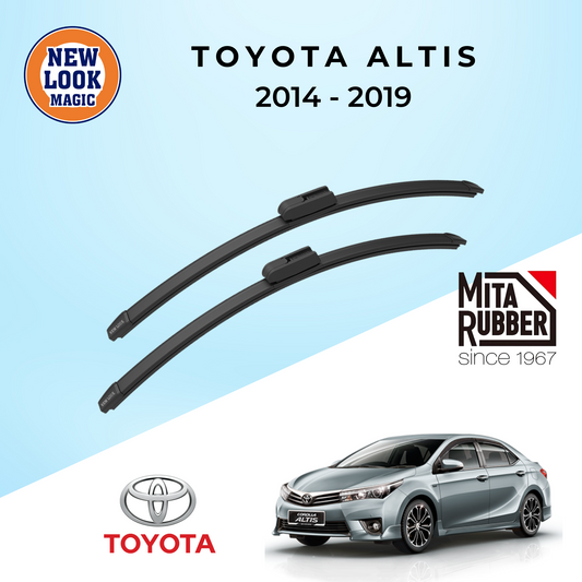 Toyota Corolla Altis (E170) 2014 - 2019 Coating Wiper Blades