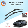 Toyota Corolla Altis (E210) 2019 - Present Coating Wiper Blades