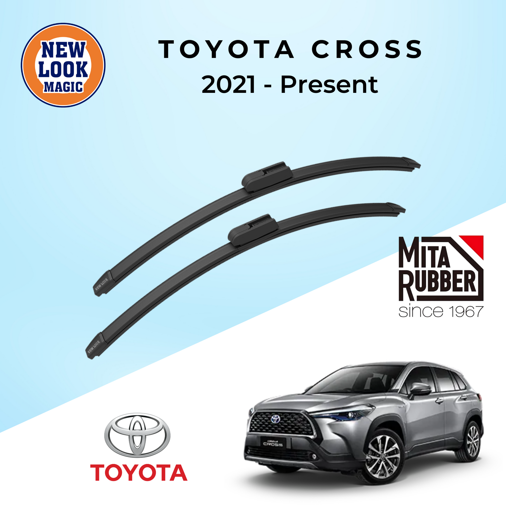 Toyota Corolla Cross 2021 - Present Coating Wiper Blades