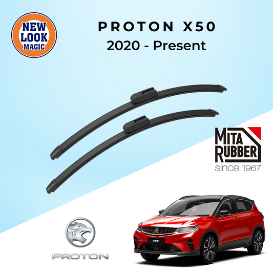 Proton X50 2020 - Present Coating Wiper Blades