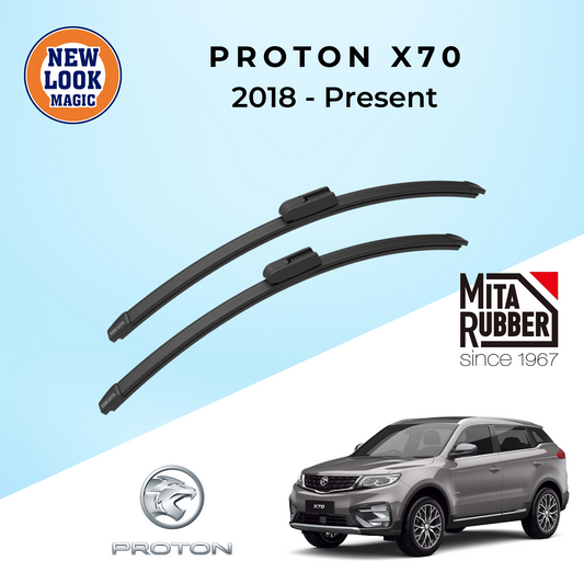 Proton X70 2018 - Present Coating Wiper Blades