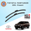 Toyota Fortuner (AN150/AN160) 2016 - Present Coating Wiper Blades