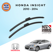 Honda Insight Hybrid (ZE2) 2010 - 2014 Coating Wiper Blades