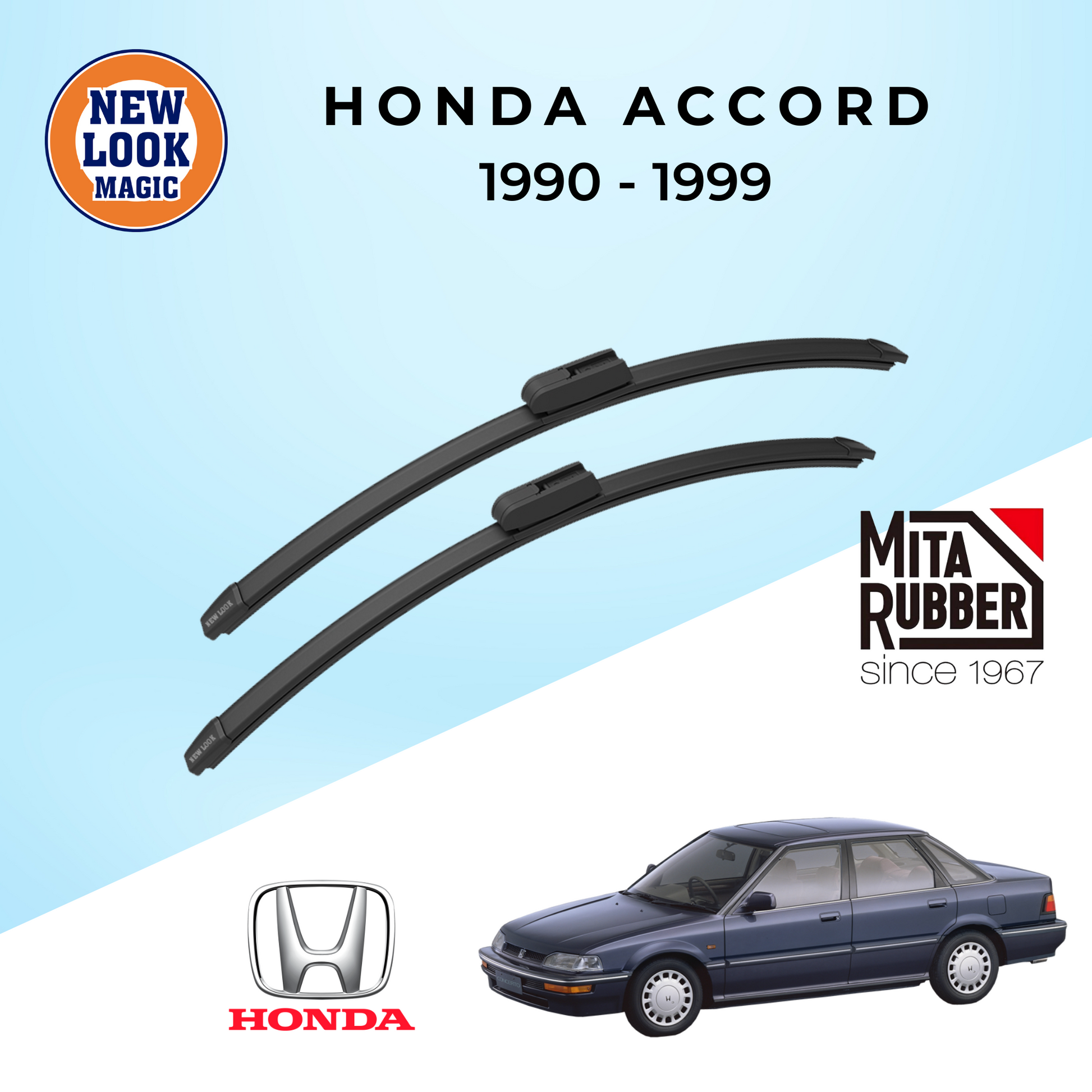 Honda Accord (SM4) 1990 - 1999 Coating Wiper Blades