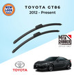 Toyota GT86 2012 - Present Coating Wiper Blades