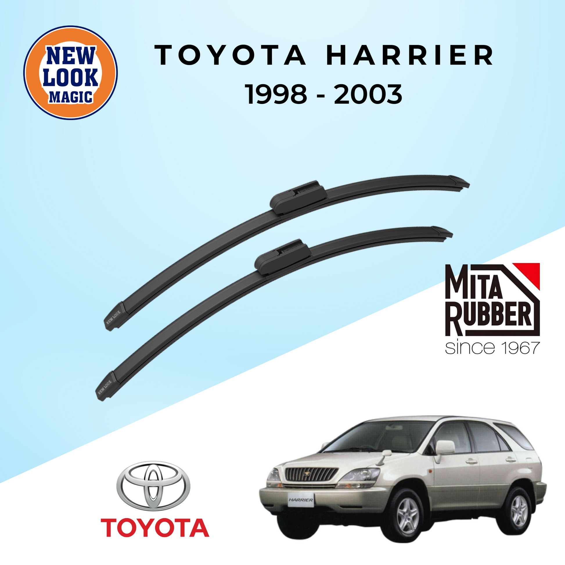 Toyota Harrier (MCU10) 1998 - 2003 Coating Wiper Blades