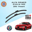 Alfa Romeo Giulia 952 2016 - Present Coating Wiper Blades