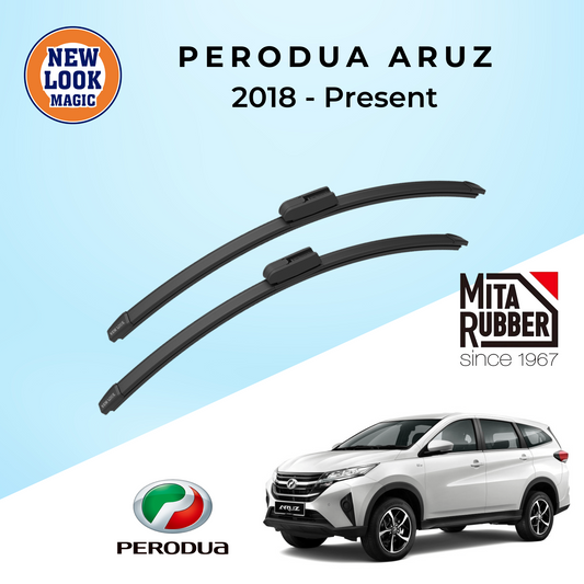 Perodua Aruz 2018 - Present Coating Wiper Blades