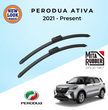 Perodua Ativa 2021 - Present Coating Wiper Blades