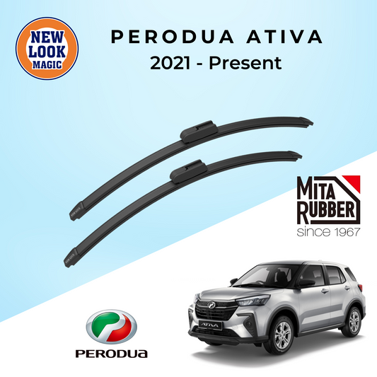 Perodua Ativa 2021 - Present Coating Wiper Blades