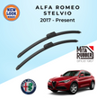 Alfa Romeo Stelvio 2017-Present Coating Wiper Blades