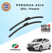 Perodua Axia 2014 - Present Coating Wiper Blades