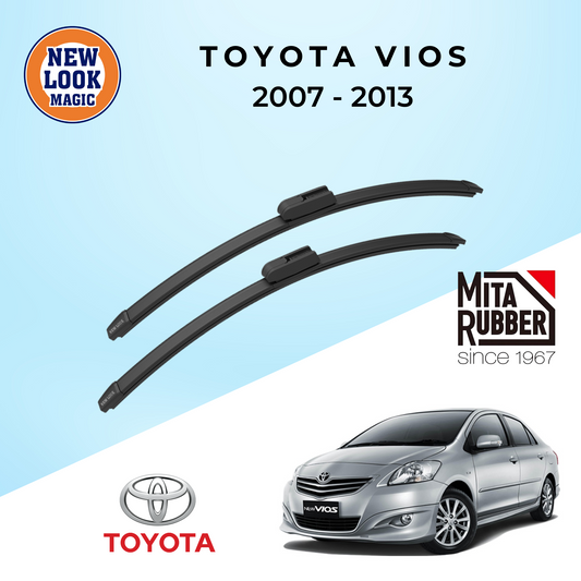 Toyota Vios (NCP93) 2007 - 2013 Coating Wiper Blades