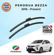 Perodua Bezza 2016 - Present Coating Wiper Blades