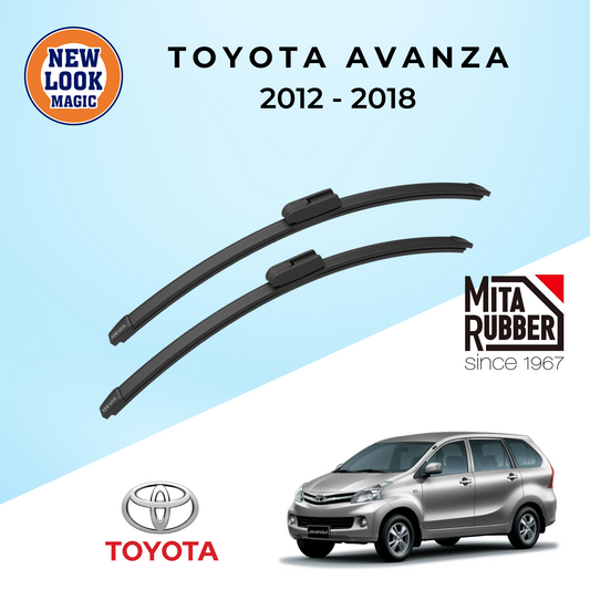 Toyota Avanza (F650) 2012 - 2018 Coating Wiper Blades