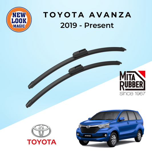 Toyota Avanza (W100) 2019 - Present Coating Wiper Blades