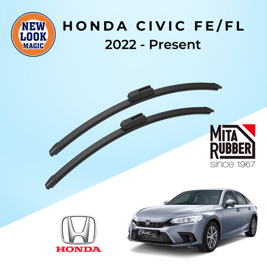 Honda Civic (FE/FL) 2022 - Present Coating Wiper Blades