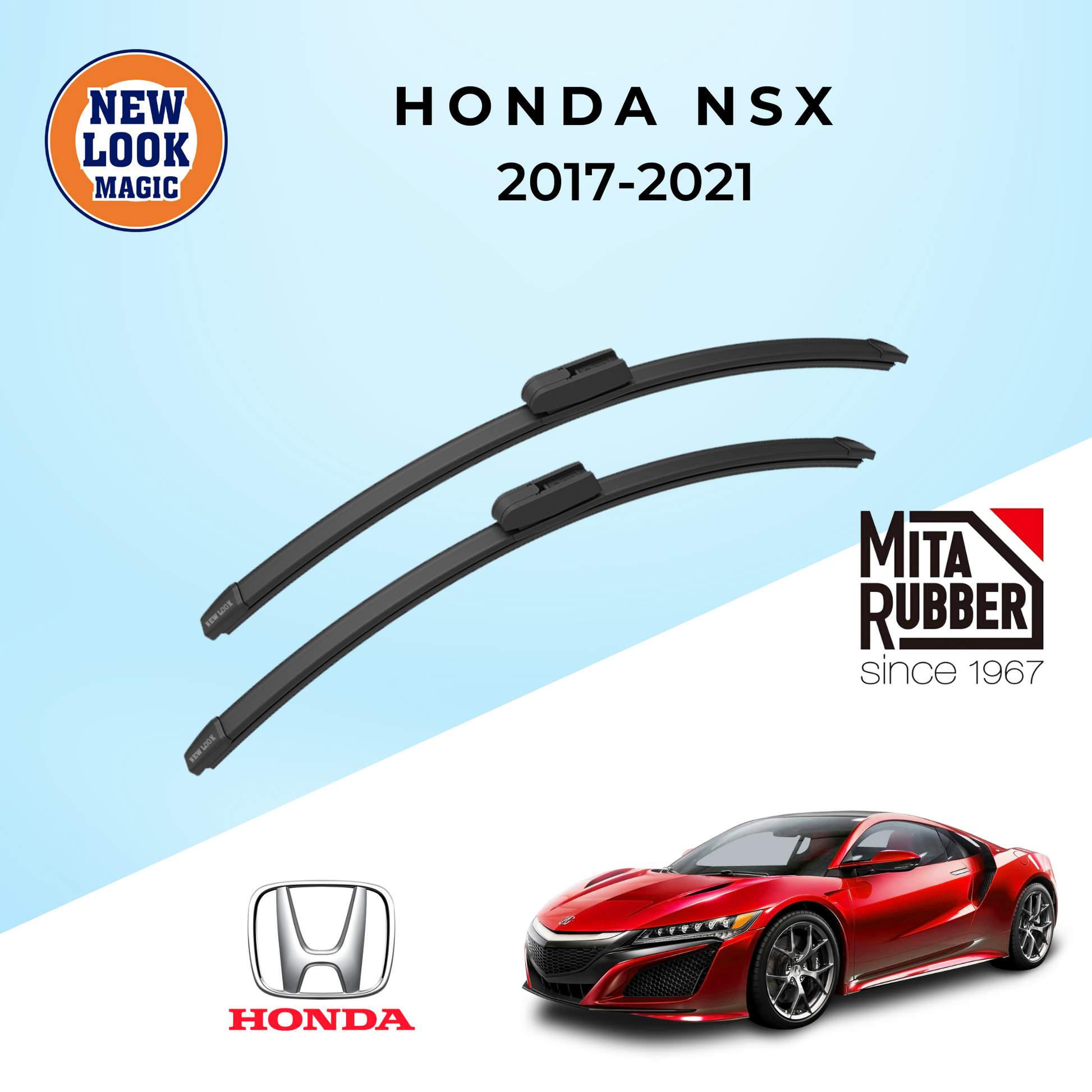 Honda NSX 2017-2021 Coating Wiper Blades